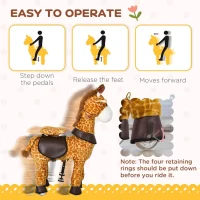 Giraffe Ride On Toy