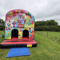 42ft Red And Black Party Time Obstacle Course