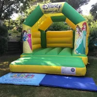 11ft X 15ft Princess Castle - Green And Yellow