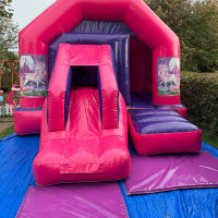 Pink And Purple Combo Castle - Unicorn Theme