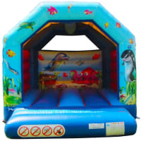 10ft X 10ft Underwater Themed Bouncy Castle