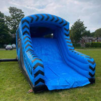 Black And Blue Obstacle Course