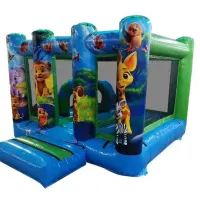 Mini Jungle Theme Bouncy Castle