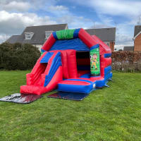 Football Combo Bouncy Castle With Slide