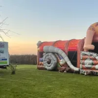 Crazy Cave Man Obstacle Course 44ft Long 10ft Wide 26ft High