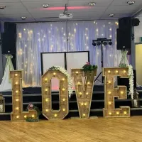 Led Rustic Love Letters