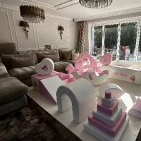 Princess Themed Pink And White Soft Play