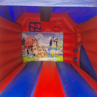 15ft X 15ft Bluey Themed Bouncy Castle With Slide