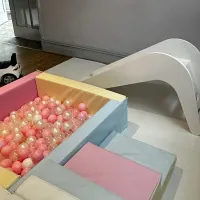 Luxury White Wooden Slide