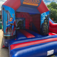 15ft X 15ft Super Hero Themed Bouncy Castle