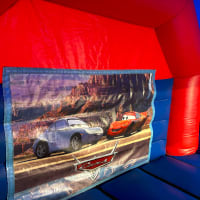 Red And Blue Combo Castle - Disney Pixa Cars Theme
