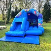 Blue Party Disco Ready Combi Slide