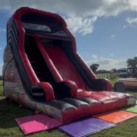 12ft Platform Graffiti Slide