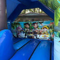 Pirate Bouncy Castle 3d With Slide