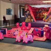 Princess Biff Bash Bouncy Castle