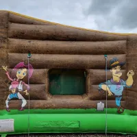 15ft X 15ft The Old Western Saloon Bounce And Front Slide