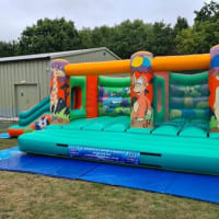 3 In 1 Jungle Toddler Bouncy Castle