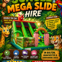 Mega Twin Lane Jungle Slide
