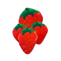 4 X Strawberry Soft Play Shapes