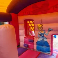 14ft X 20ft The Enchanted Princess Bounce And Front Slide