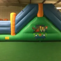 Scooby Doo Obstacle Course With Slide