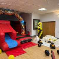 Jcb Themed Bouncy Castle