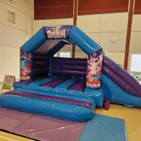 13ft X 18ft Stitch Side Slide Blue And Purple Castle