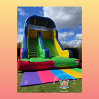 11 X 15 Bouncy Castle And Mega Rainbow Slide Package