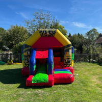 Construction Themed Multicoloured Bounce And Slide