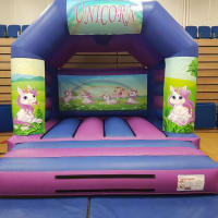 Unicorn Bouncy Castle 14 X 12