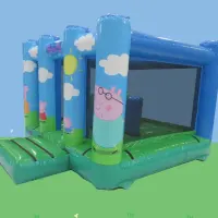 12ft By 12ft Super Deluxe Peppa Pig Bouncy Castle