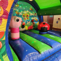 Hungry Caterpiller  Disco Activity Bouncy Castle