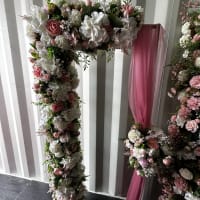 Pink And White Flower Hire