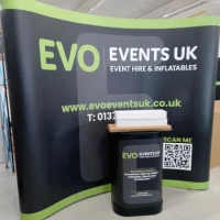 3x3 Pop Up Stand With Frame Graphics Carry Case And Lights
