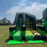 Twin Lane Warrior Wall And Slide
