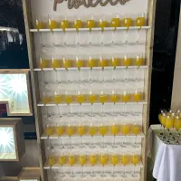 Prosecco Wall - With 54 Empty Glasses