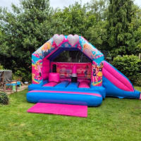 Girls 3d Barbie Party Bouncy Castle Hire Shoeburyness