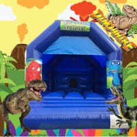 Dinasaur Disco Bouncy Castle Hire