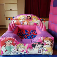 Mega Deluxe Princess Side Slide Birthday Party Package