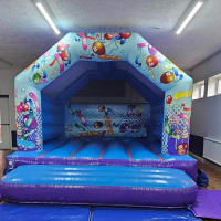 Balloon Blue And Purple Party Castle