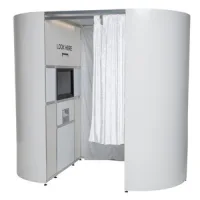 White Oval Photo Booth
