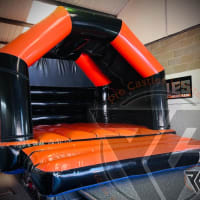 15ft X 16ft Black And Orange Adult Velcro Castle