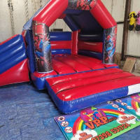 Spiderman Red And Blue Velcro Side Slide