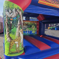 10ft X 12ft Jungle Interchangeable Bouncy Castle