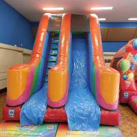 10ft Platform Multicoloured Slide