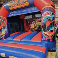 12ft X 12ft Hot Wheels Interchangeable Bouncy Castle