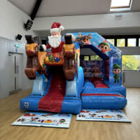 Christmas Bouncy Castle 3d With Slide