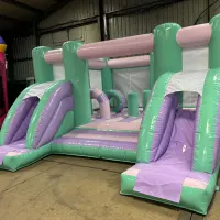 Pastel Double Slide Activity Bouncer