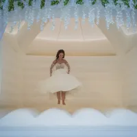 White Wedding Bouncy Castle