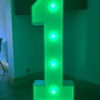 Light Up Number 1 Hire